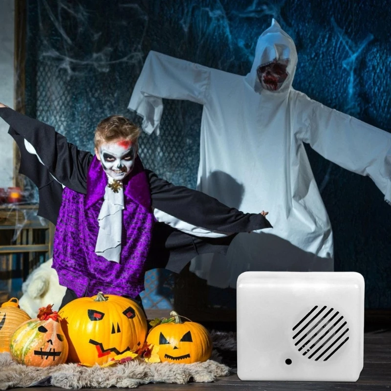 Voice Activated Halloween Themed Party Decoration Voice Control Scream Speakers