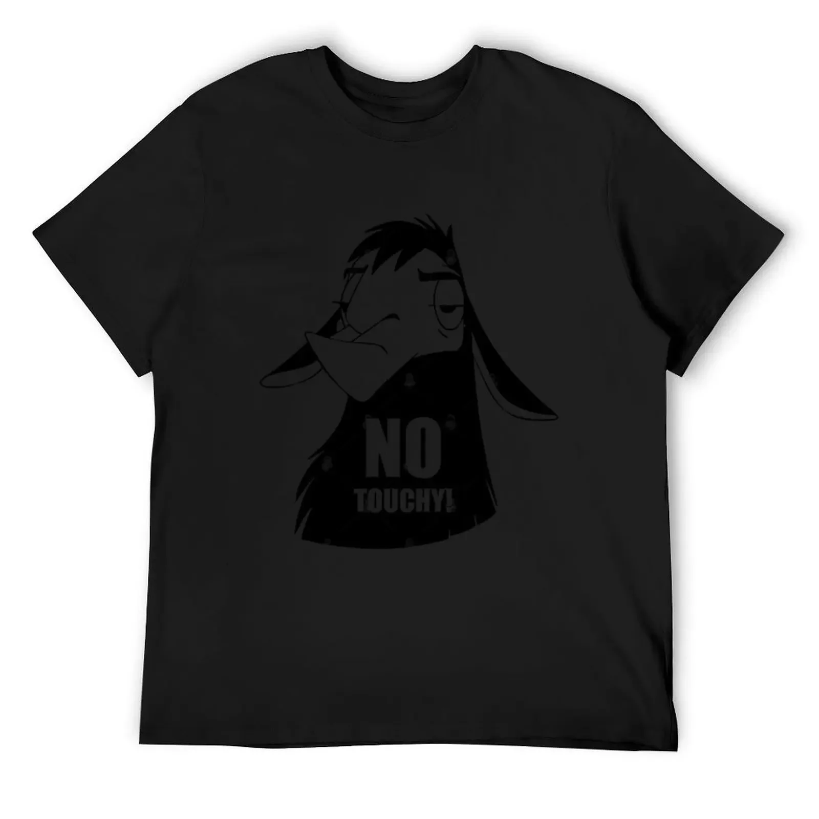 NO TOUCHY! T-Shirt oversized t shirt oversizeds anime t shirts customs design your own T-shirts for men cotton