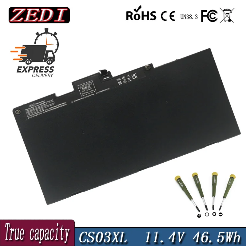 ZEDI Original CS03XL Battery For HP EliteBook 840 850 755 745 G3,745 850 755 G4,ZBook 15u G3 G4 HSTNN-IB6Y HSTNN-DB6U 800513-001