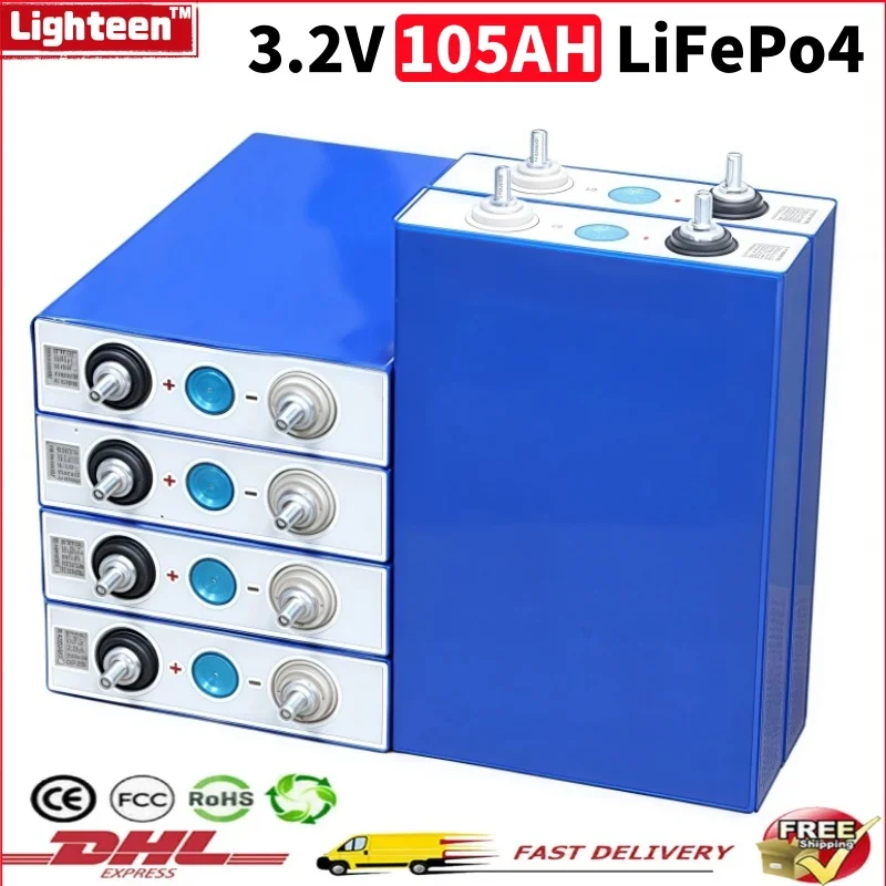 

The brand-new A-class 3.2V105Ah Lifepo4 RV is A rechargeable battery suitable for camping boats, golf carts and recreational veh