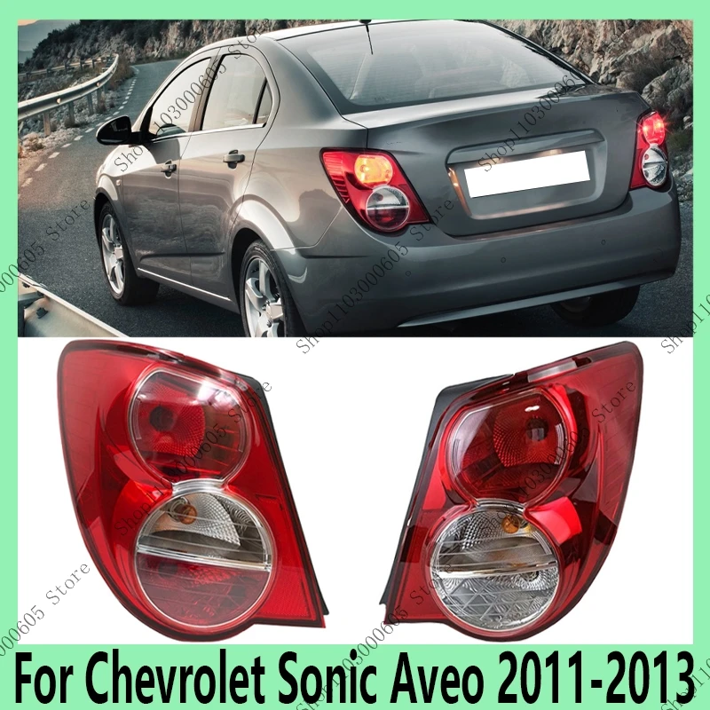 

Для Chevrolet Sonic Aveo 2011-2013 автомобильные аксессуары задний фонарь в сборе указатель поворота привод тормоз сигнальная лампа 96830973