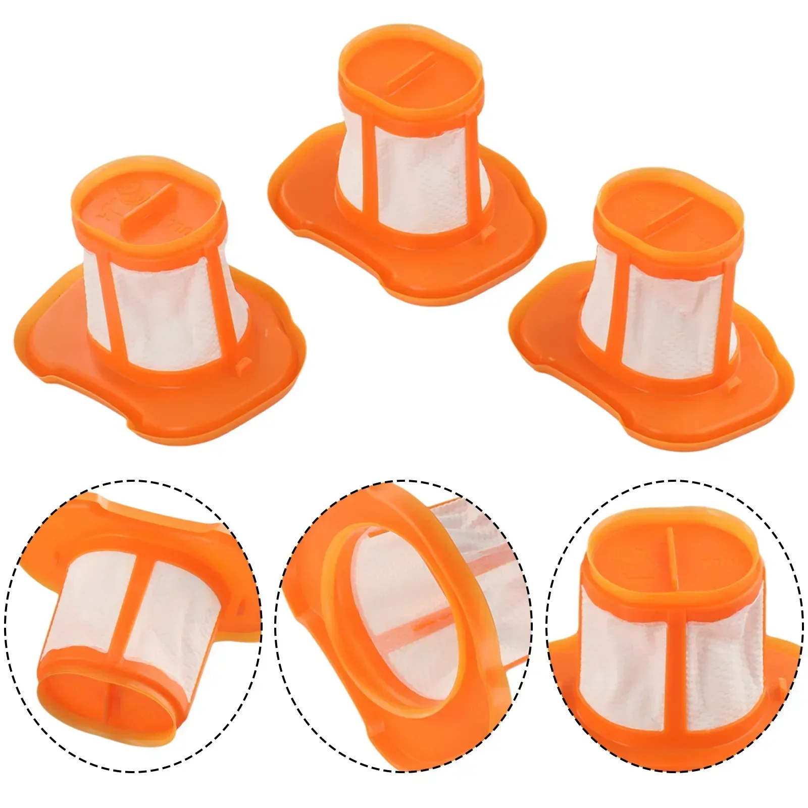 

3pcs Filters Handheld Vacuum Cleaner Plastic Replacement For Black Decker Replace Number:N593505 Filter BHHV320 BHHV520