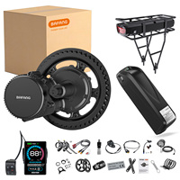 Bafang 750W Mid Drive Motor Electric Bicycle Conversion Kit BBS02B BBS02 Ebike Engine 48V 20Ah 17.5Ah Hailong Battery 4A Charger