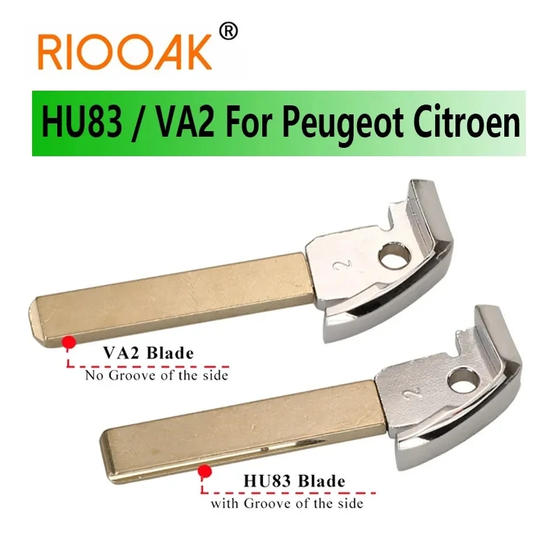 Peuugeotピース/ロット208 308 508 citroen c4 ds4 ds5用のキーと空のスペアブレード,10 3008