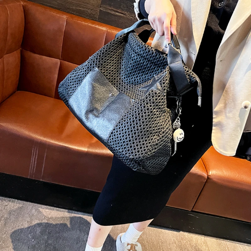 Hot Sale 2024 Designer Handbags Korean-Style Top-Handle Bag for Women Large Capacity and Multifunctional Hollow Out Bolso