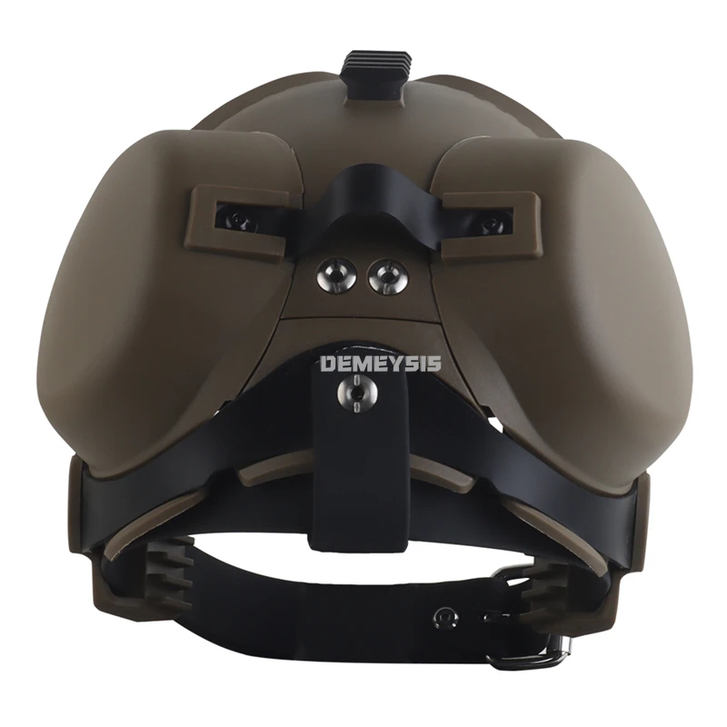 Picture 5: Outdoor Hunting Dog Helmet Pet Motorcycle Protective Equitment with Goggles Tactical CS Airsoft Training Dog Head Protector Gear