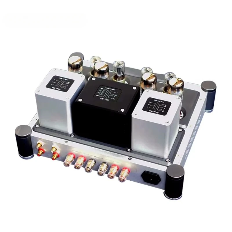 Audio Power Amplifier A40 Push-Pull Circuit EL34 Classic Tube Amplifier 40W*2 HiFi Home Theater Audiophile Powerful Amps