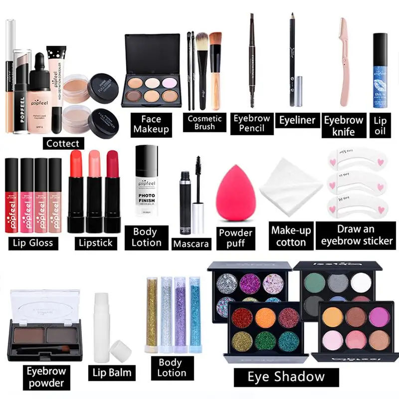 Make-Up Set Alles In Een Volledige Professionele Make-Up Kit Voor Meisjes Make-Up Set Voor Beginners