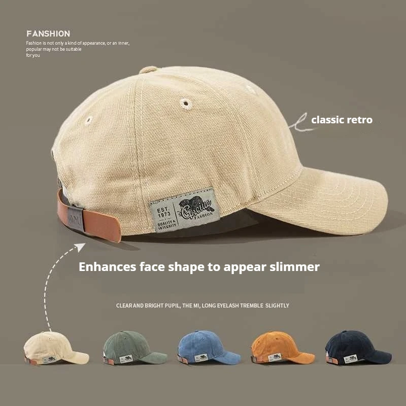 1pc Korean Version Hip Hop Baseball Cap for Men Outdoor Versatile Casual Straight Sun Hat for Couples Tag Men Snapback Cap Women