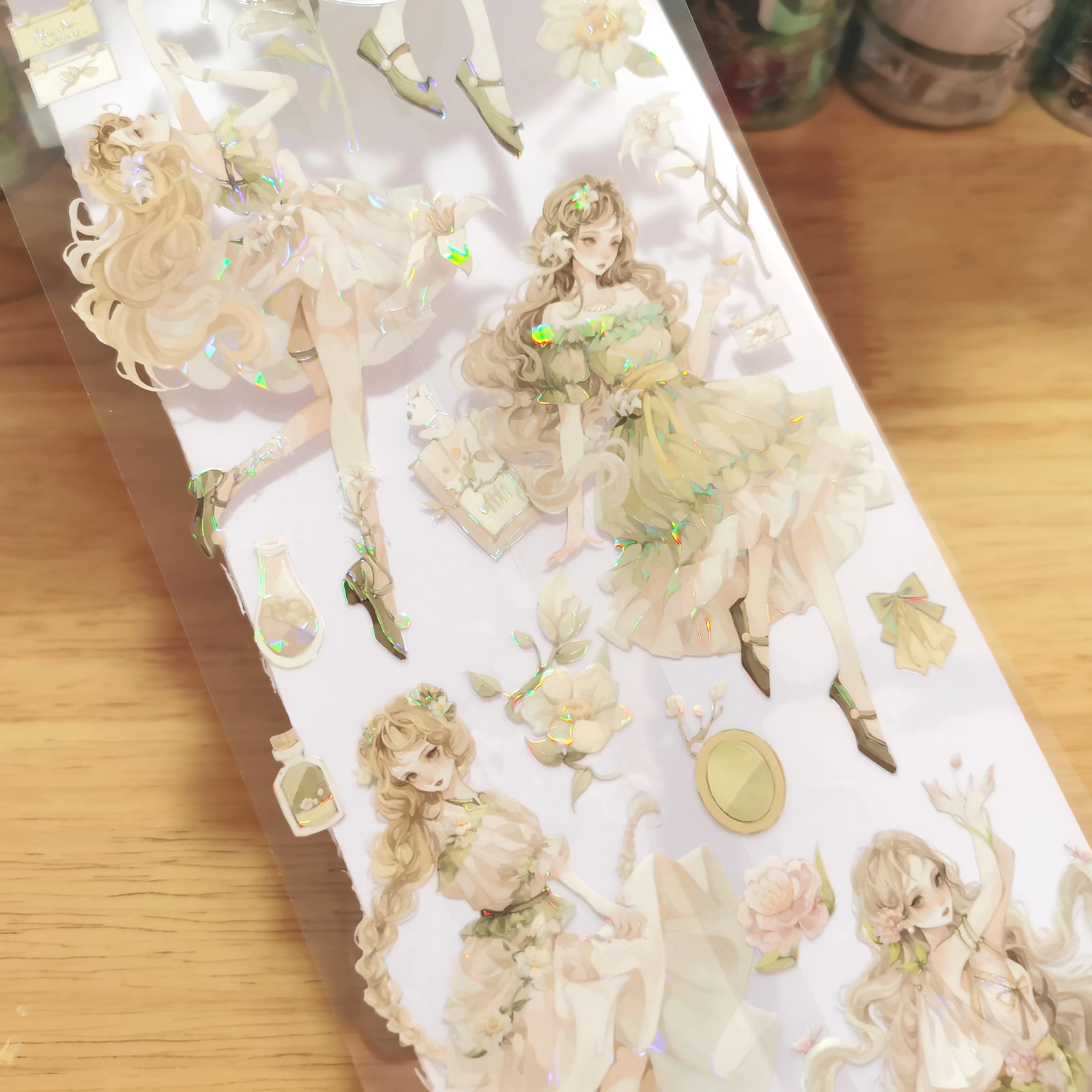 

Misty Forest Pet Washi Tape Sample Flower Waltz Shell Light Cute Characters