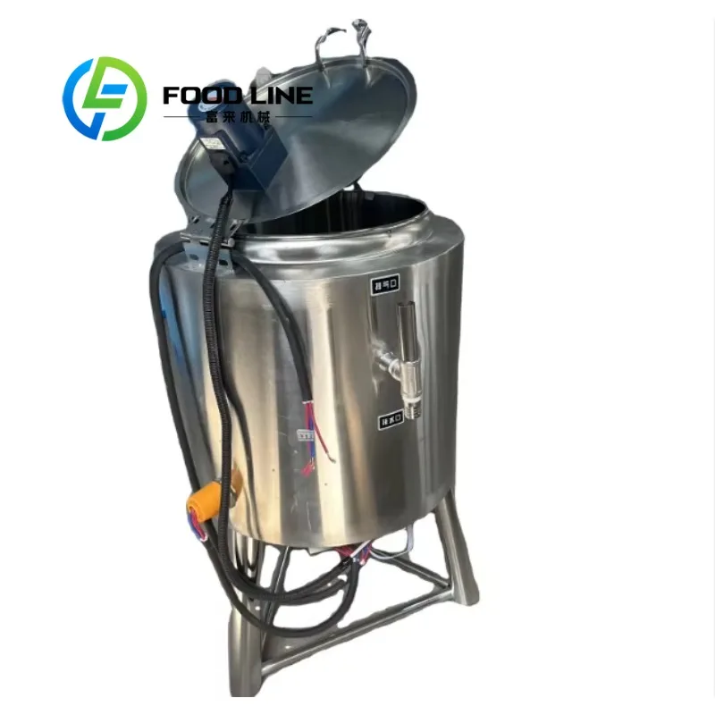 

Индивидуальная машина для пастеризации с контролем температуры 50л-1000л, пастеризатор для молочного мороженого с охлаждением