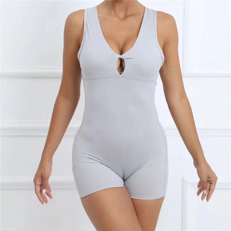 

Women's Slimming Sexy One-Piece Swimsuit with Chest Pad Strap Design Pure Color Trendy Hot Girl Top Summer Fashion Polyester