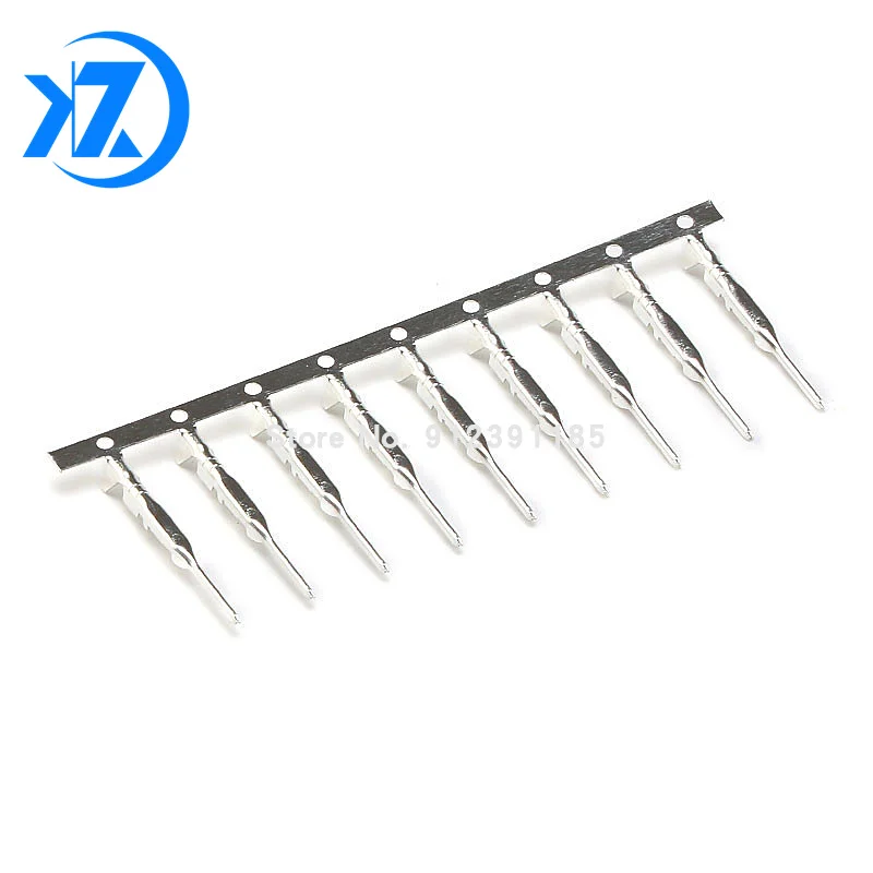 100PCS (connectors|dupont) 2.54mm Male Pins Long Dupont Head Reed/plug, jumper wire cable 100PCS (connectors|dupont) 2.54mm Mal