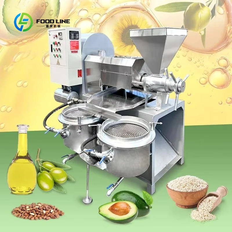 

Customized Commercial Soybean Groundnut Oil Mini Extruder Extraction Press Machine