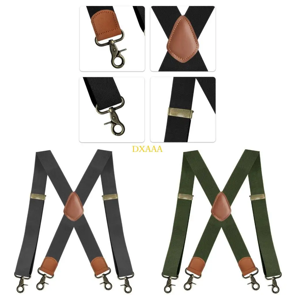 dxaa-practicos-tirantes-elasticos-para-hombres-x-clip-trasero-pantalon-elastico-correas-ajustables