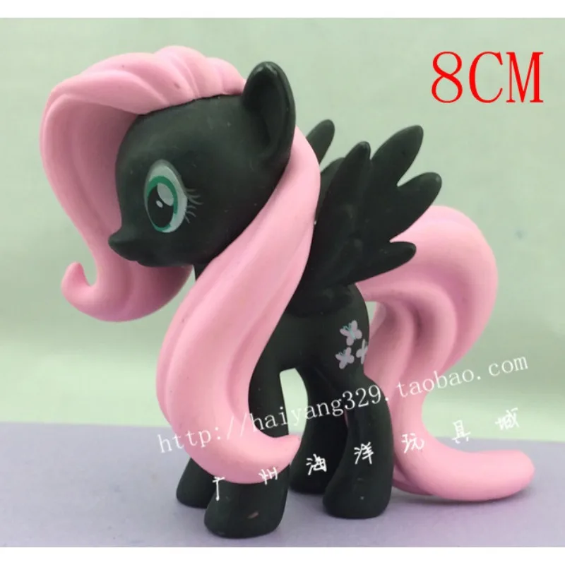 Hasbro-figuras de acción de My Little Pony para niños, muñecos negros geniales, luminosos, edición rara, regalo de Halloween