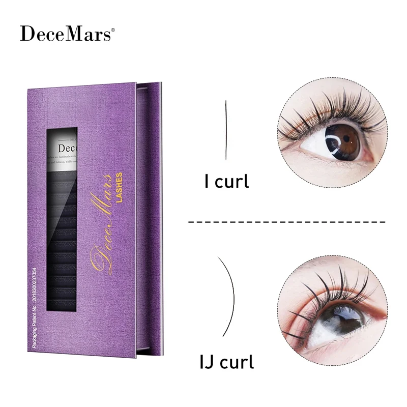DeceMars I / IJ Curl Eyelash Extension Classic Lash #1