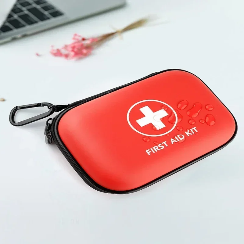 Portable Home First Aid Kit School Emergency Epidemic Prevention PU Waterproof First Aid Kit Car EVA Hard Shell Storage Kit