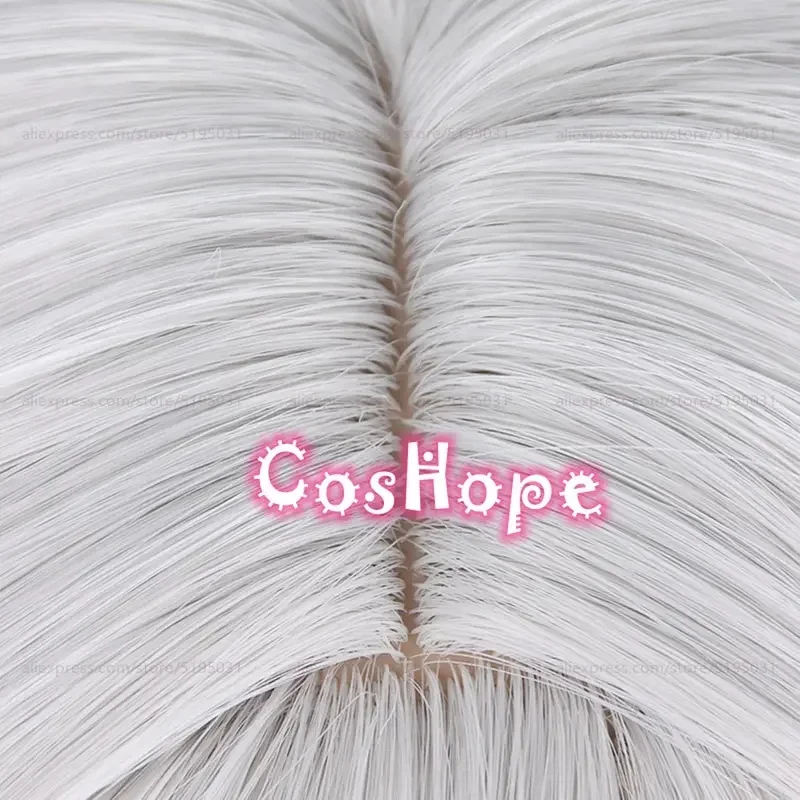 c'3,f\6;h'ZZZ Anby Demara 32cm Short Hair Silver White Wig Cosplay Anime Wigs Heat Resistant Synthetic Wig7;b'9.j/2\ view 5