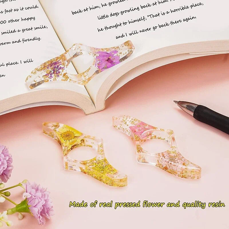 1PC Thumb Book Support Book Page Holder Convenient Bookmark School Office Supplies Book Thumb Holder for Library Book Lovers