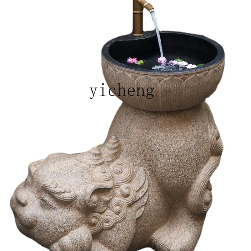 

Xl Outdoor Wash Basin Home Balcony Column Integrated Sink Inter-Platform Basin Outdoor Pool