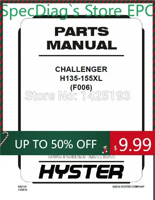 

SpecDiag Новые полные запасные части Hyster PDF 2017, США