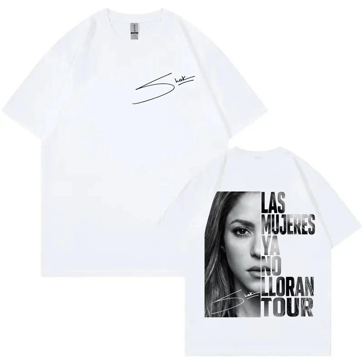 Shakira Las Mujeres Ya No Lloran World Tour 2026 Solid Color TShirt Men Women Vintage Aesthetic Casual Beach Fashion T-shirts