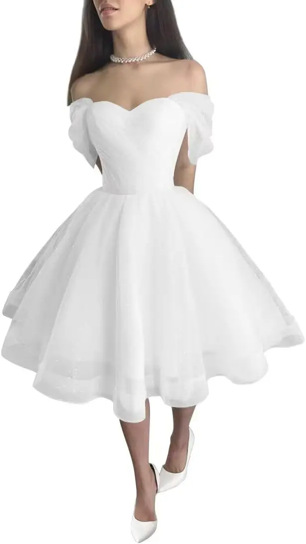 off-shoulder-short-wedding-gowns-puffy-sleeves-wedding-dresses-for-bride-tulle-prom-homecoming-dress-graduation-dress