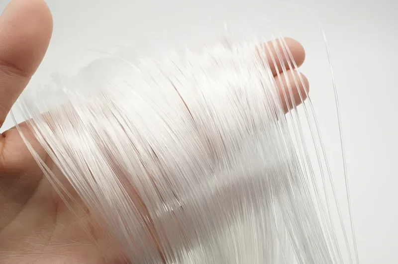 0.4 0.5 0.6 0.7 0.8 1 مللي متر ضياء كريستال النايلون الموضوع شفاف غير مرن خيط صنارة الصيد الديكور الحبل DIY بها بنفسك العثور على المجوهرات HK197