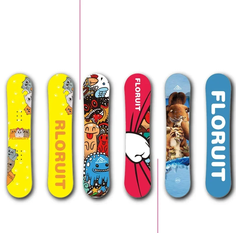 Snowboards for children and kids All-mountain practice skis