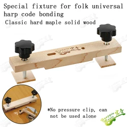 Acoustic Guitar Fixture Bonding Bridge Clip Tool Hard Maple 304 Stainless Steel DIY Guitar Making Special Tools