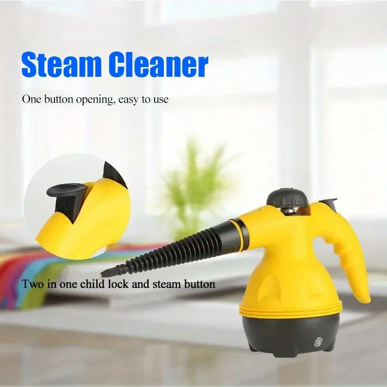 Hand-held High Temperature Steam Cleaner for Kitchen Range Hood Cleaning Home Bathroom, Car Cleaning Tools