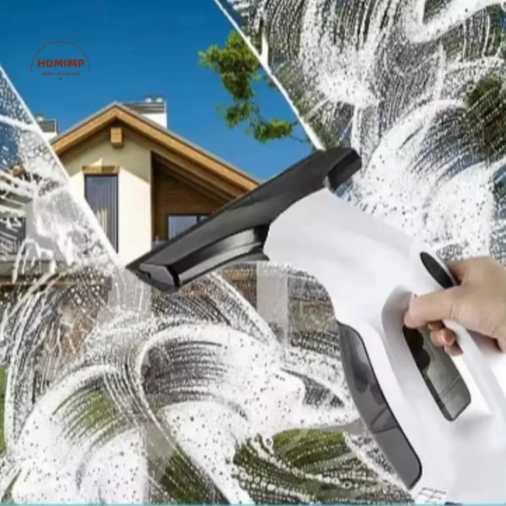 

Highly Efficient Electric Glass Cleaner Multifunctional Rechargeable Window Vacuum Cleaner Plastic Door Window Cleaner