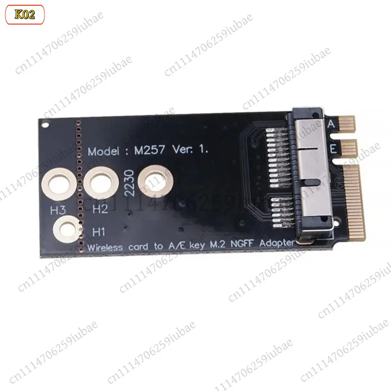 Wireless Network Card A1466 BCM94360CS2 to NGFF Adapter M.2 Key A/E Slot Converter for Mac OS Laptop Upgrade