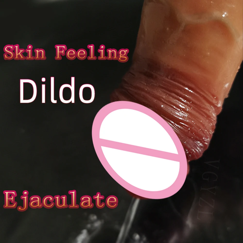 Realistic Squirting Dildo For Women Sex Toy Lesbian Strapon with Suction Cup Dildo Big Cock Penis Dick Adult Products Toy 18+