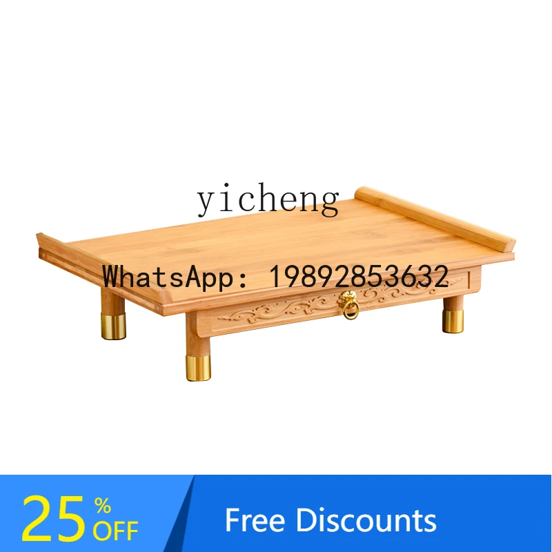 

XLL Small shrine heightened Buddhist platform Bodhisattva Guan Erye Buddha statue heightened, platform heightened