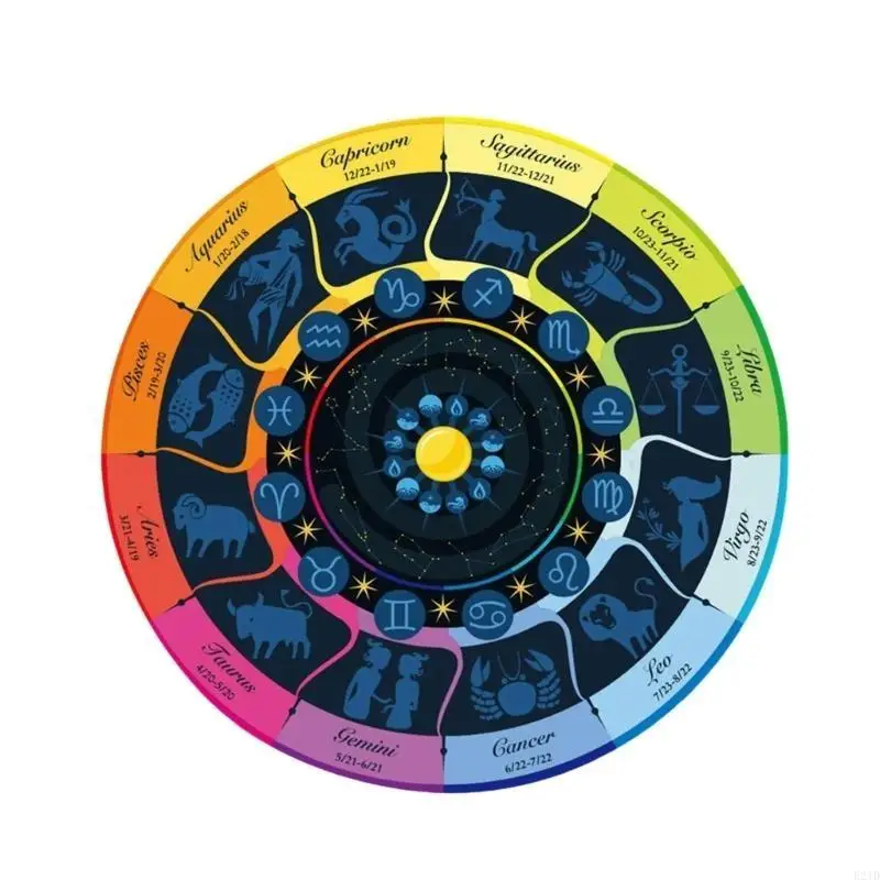 Astrology Pendulums Mat Mousepad Rubber Divinations Mat for Desk Decoration