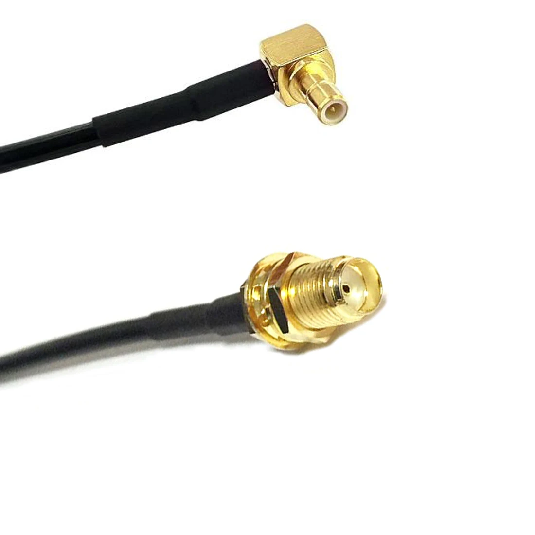 SMA Female Nut To SMB Male Right Angle RA RF Pigtail Cable RG174 15cm 6inch Wholesale NEW