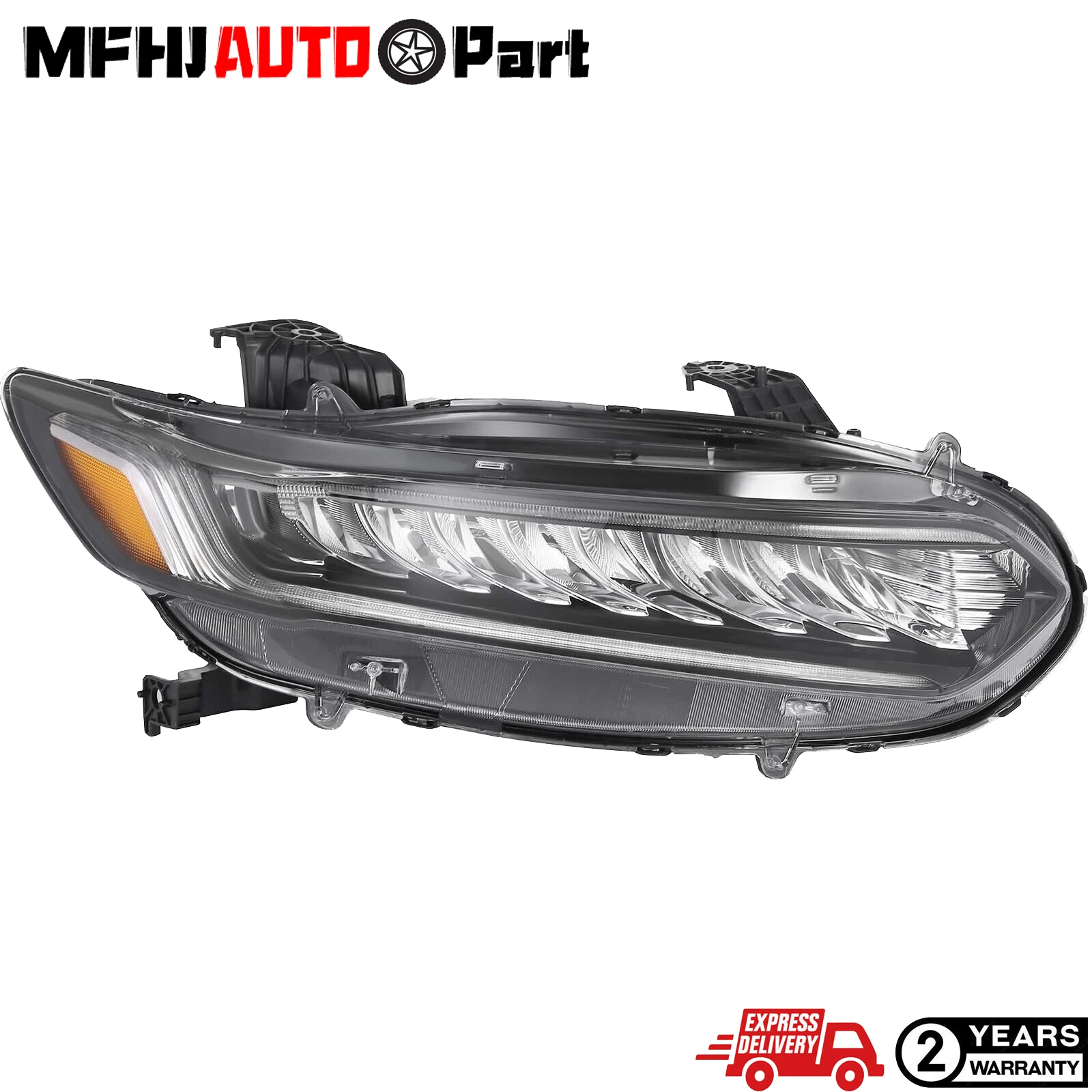 

For 2018-2021 Honda Accord Full LED Headlight Headlamp Right Passenger Side RH