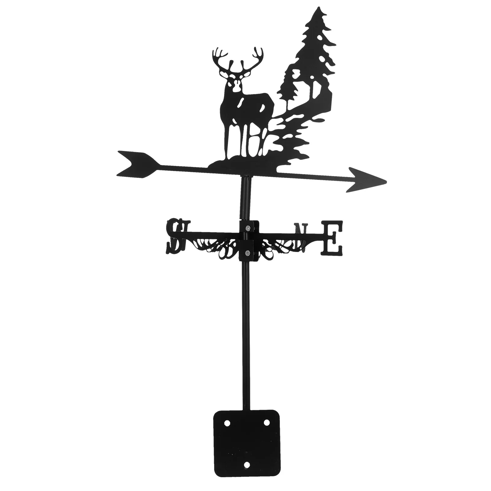 

Roof Decorations Metal Weather Vanes Wind Gauge Ornaments Farmhouse Garden Yard Decor Iron Weathervane Direction Sign