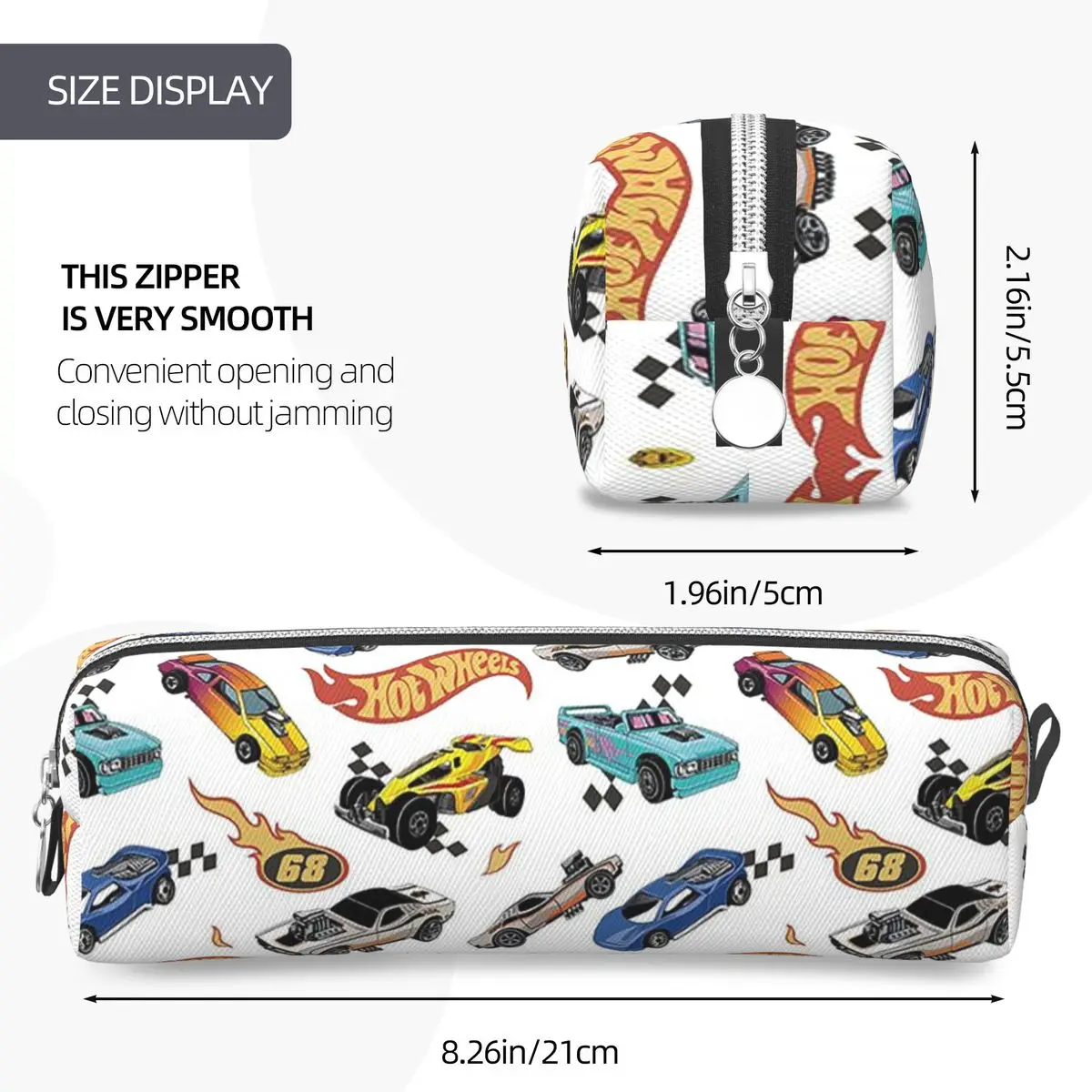 Hot Wheels Race Zaino Vendita calda Zaino di grande capacità Ragazzi Ragazze BookBag Borse a tracolla per bambini Borsa da scuola Astuccio