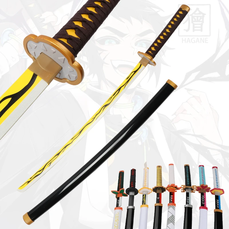 Japanese Anime Demon Slayer Sword Character Katana Kaigaku 80 cm kimetsu no yaiba Cosplay Weapons Collection Gifts