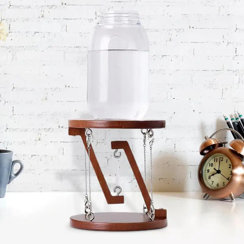Early Education Toy Bedroom Home Decoration,Tensegrity Table Rustic Wooden Speaker Holder for Table Bedroom TV Cabinet