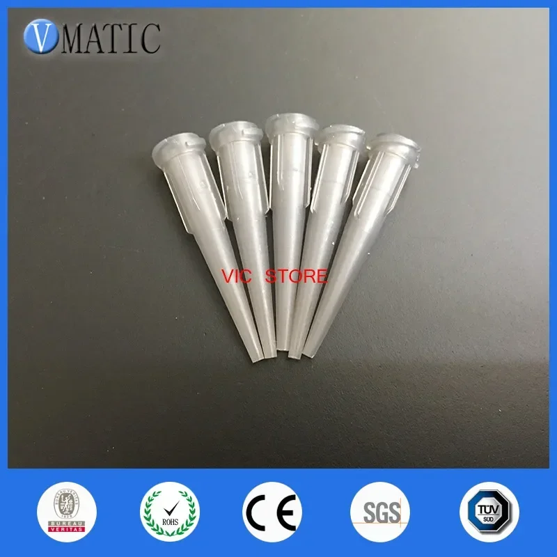 16G TT Angled Plastic Dispensing Tip - Corrosion Resistant Replacement Needle for Industrial Glue Dispenser Machine Accessory