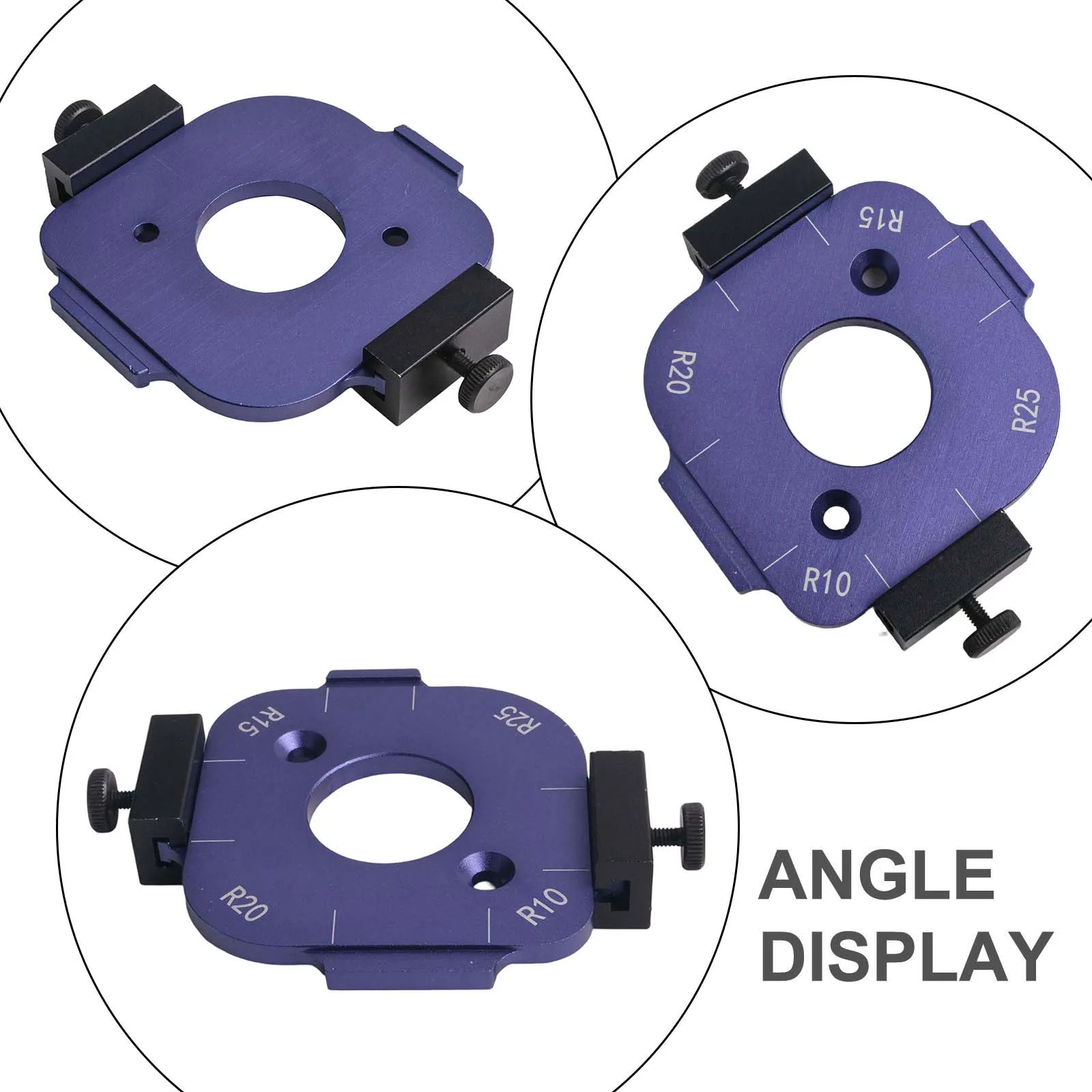 Aluminium Radius Jig Round Corner Template Corner Trimming As Picture Aluminum Corner Radius Jig Accurate Measuring Tool