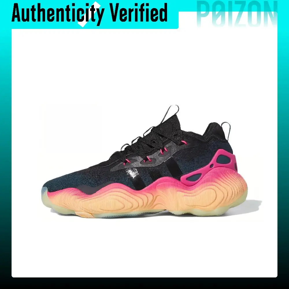 Adidas Trae Young 3.0 Basketball Shoes Unisex Low Top Pink/Black IE9303