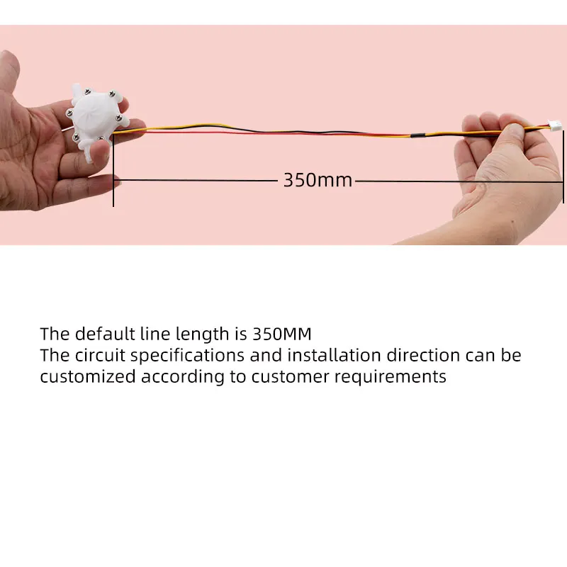 Magnetic sensor POM material DC 3-24v water flow sensor coffee machine filter flow switch precise measurement and easy installat