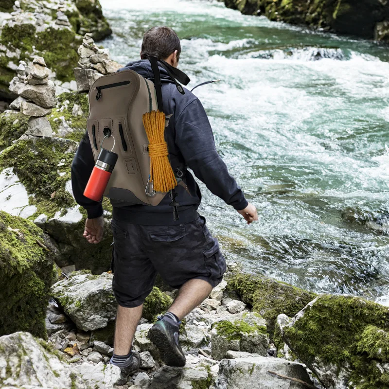 Waterproof Fishing Backpack Outdoor TPU Airtight Hiking Camping Diving Cycling Multifunctional Bag - view 2