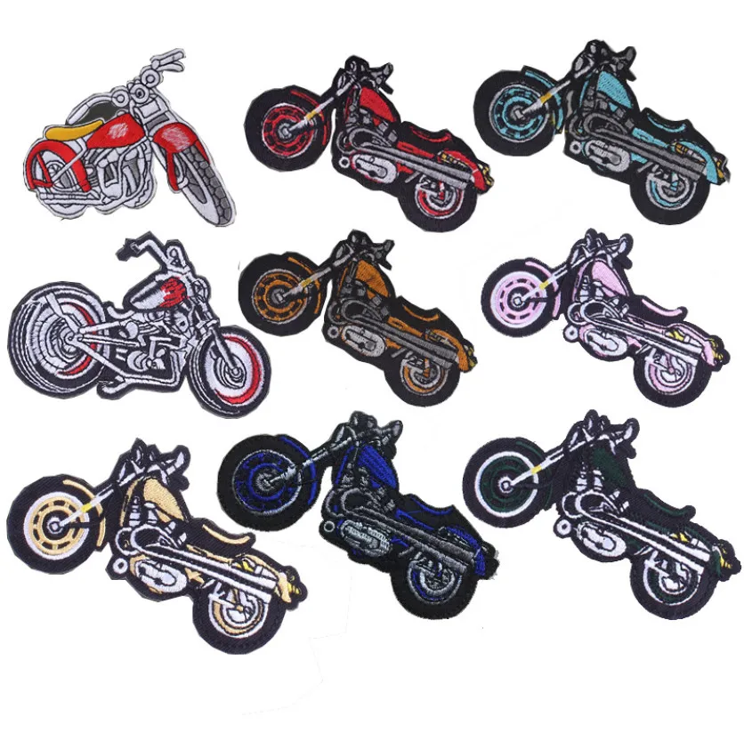 

10 Pcs Badges Embroidery Patch Iron Sew On Embroidered Clothing Hat Bag Shoe Repair Material Phone Gift Box Decor DIY Accessory