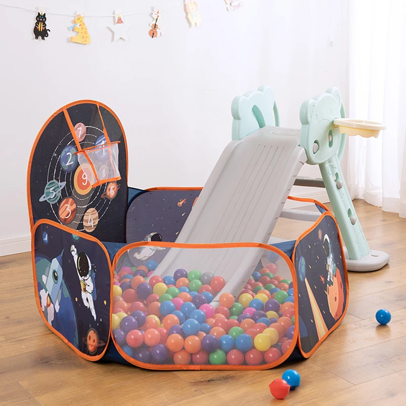 1.2M Baby Playpen Ball Pool for Children Dry Pool with Balls Inflatable Toys Balls for Baby Pool Children's Pool Balls Toys Gift